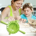 thumbnail image 1 of Empanada Maker, Dumpling Maker, Dumpling Mold and Sealer, Tortilla Crimper for Kitchen Hand Making Pies Dumpling Ravioli Calzones (1Pcs, Small,Green), 1 of 5