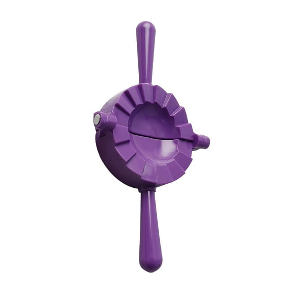 Empanada Maker Press, Dumpling Press, Dumpling Maker Set with Dough Cutter, Dumpling Mold Set for Pierogi, Pastelitos, Calzone, Turnovers, Chinese Dumpling Purple