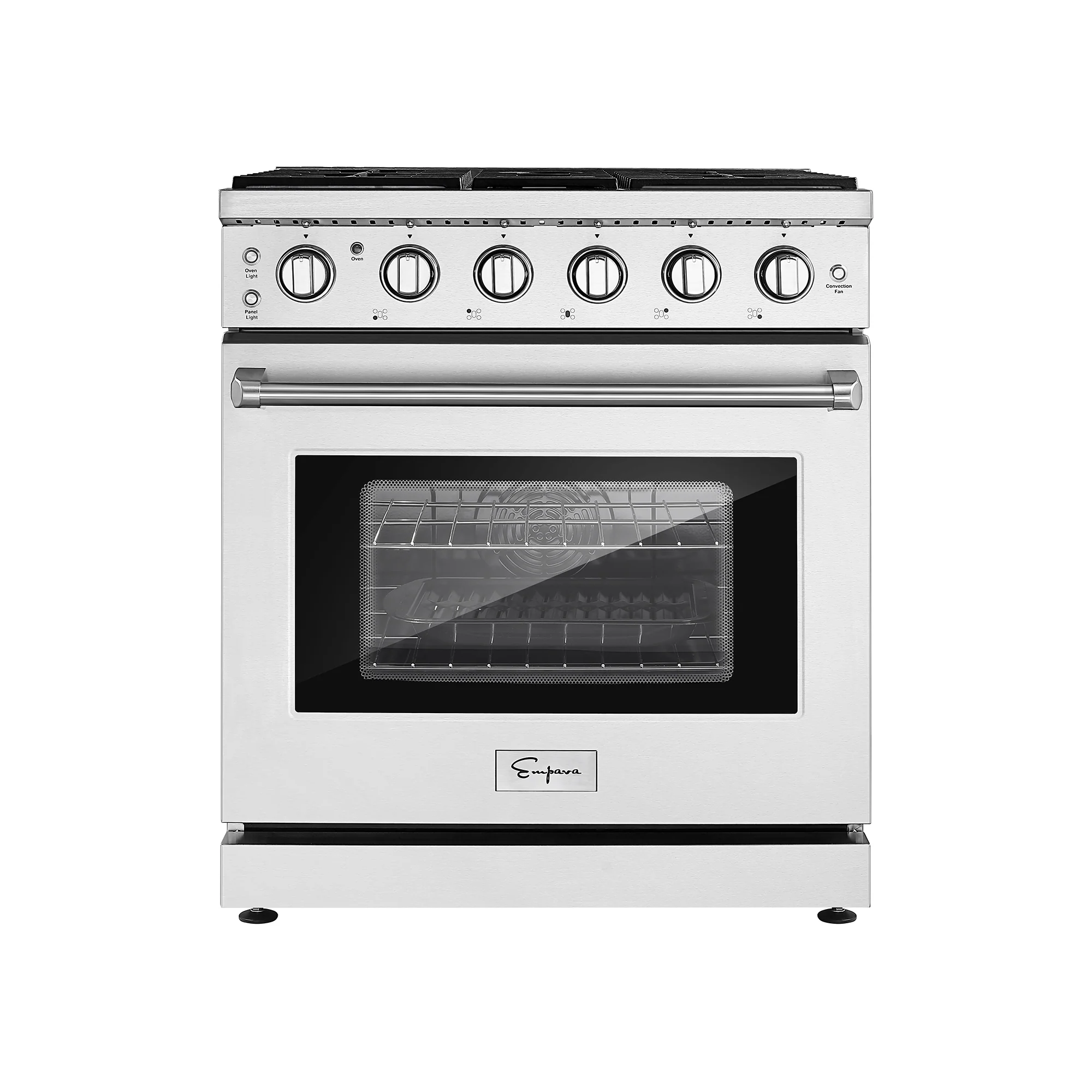 Empava 30 In. ProStyle Slidein Single Oven Gas Range 30GR10