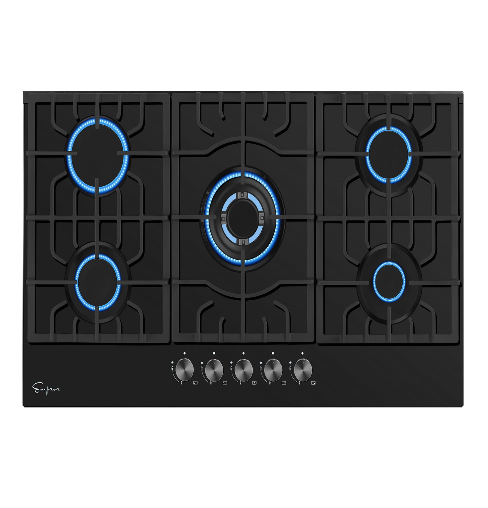 Empava 30 in. Gas Stove Cooktop 5 Italy Sabaf Sealed Burners Lpg
