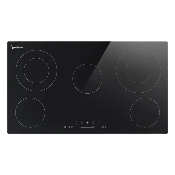 Empava 36 Inch Black Electric Radiant Cooktop 36REC14