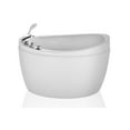 thumbnail image 1 of Empava 48 in. Acrylic Freestanding Air Bathtub Hydrotherapy Oval Japanese SPA Massage Tub, 1 of 8