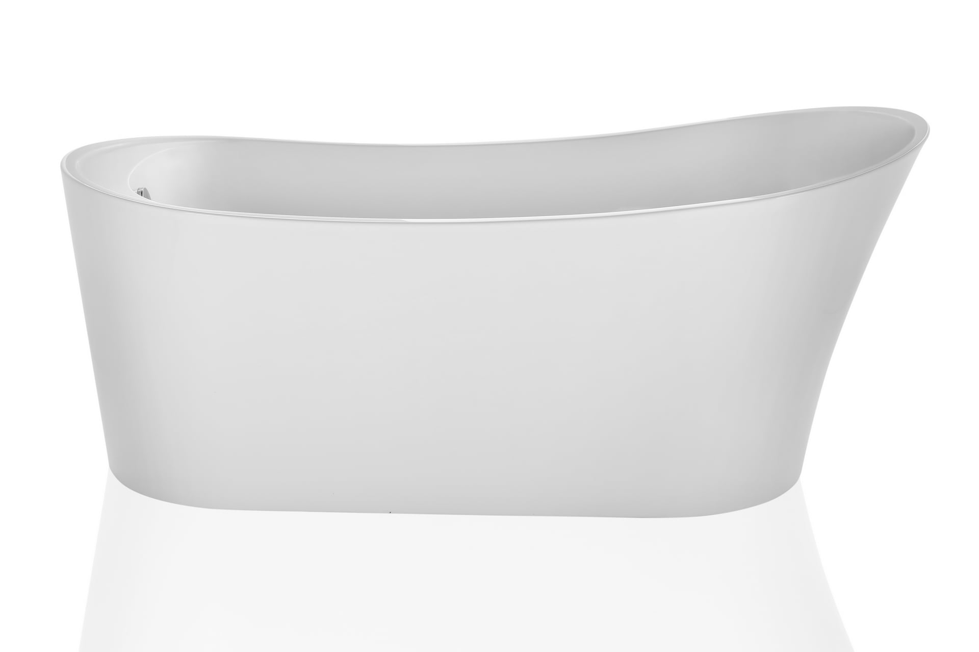 Empava 67" Luxury Freestanding Bathtub Acrylic Soaking SPA Tub by