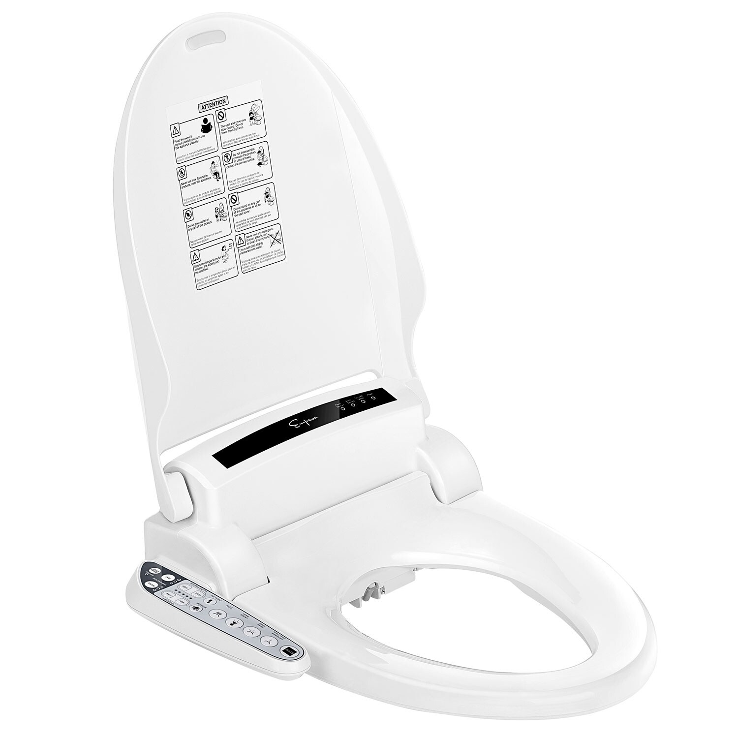 Empava Advanced Smart Electric Bidet Seats for Elongated Toilets