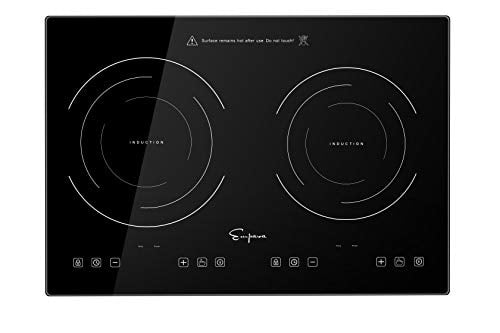 Empava 12 Inch Black Ceramic 2-Burner Induction Cooktop