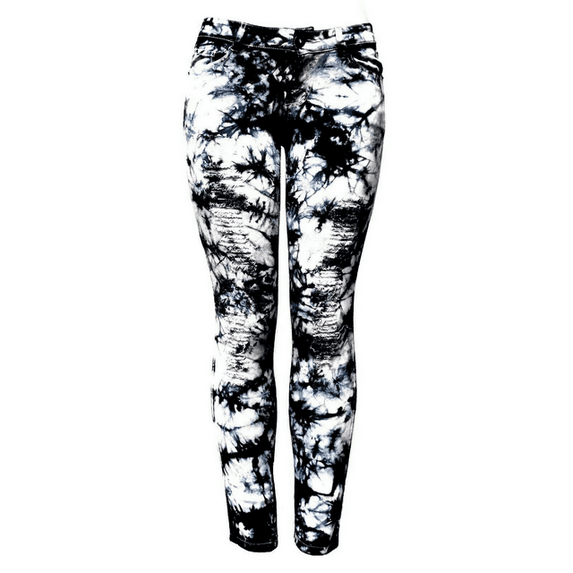 Emperial Juniors Women's tie dye Denim Jeans Skinny Stretch Distressed Pants jean