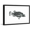 thumbnail image 1 of "Emperor Bass" Framed Painting Print, 1 of 5