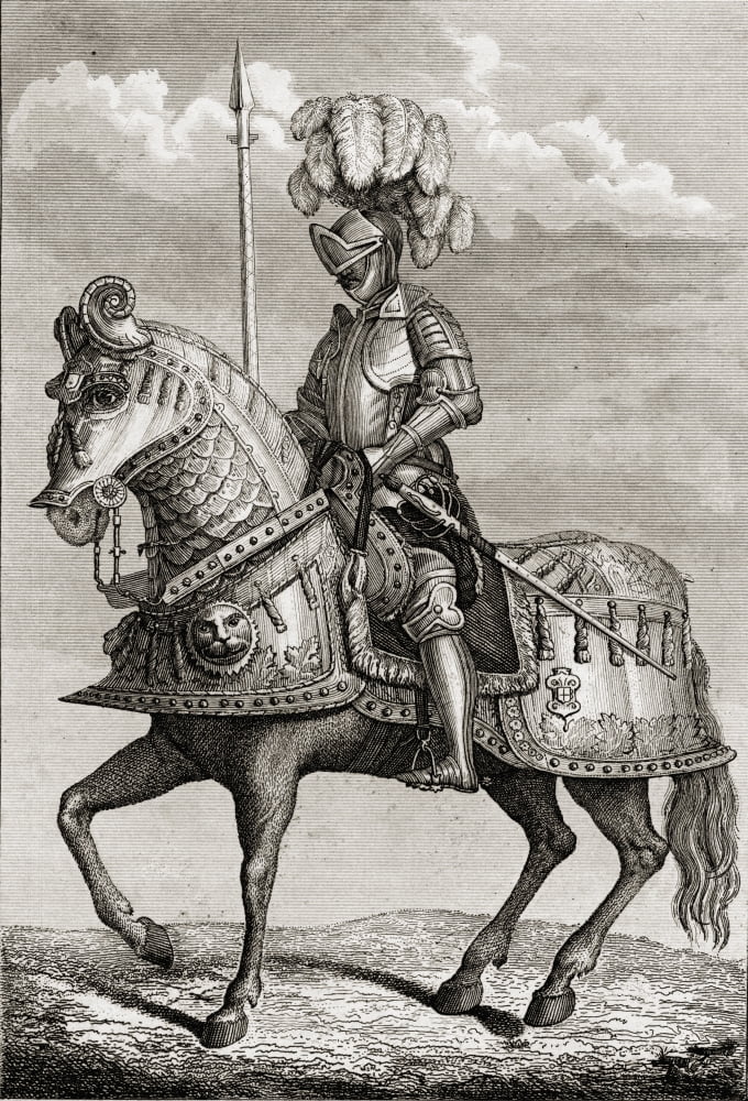 Emperor Carlos Vs Armour 1500-1558 Conserved In The Royal Armoury Canvas Art - Ken Welsh Design Pics (24 x 36)