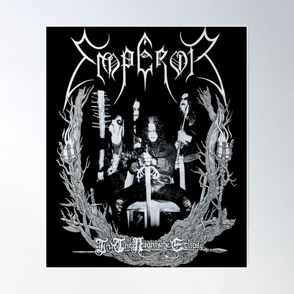 Emperor In The Nightside Eclipse Poster Wall Art, Modern Wall Decor For Living Room Bedroom, 16x24 UNFRAMED