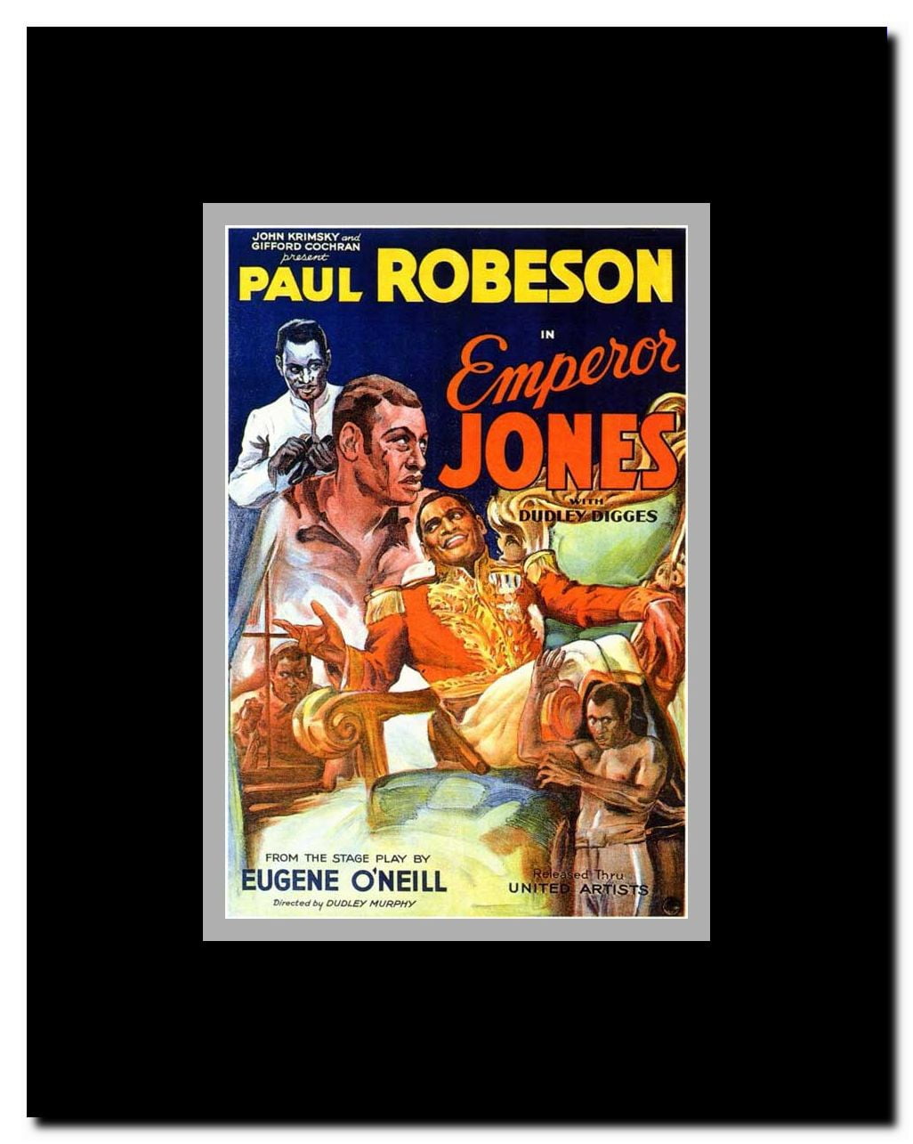 Emperor Jones Framed Movie Poster