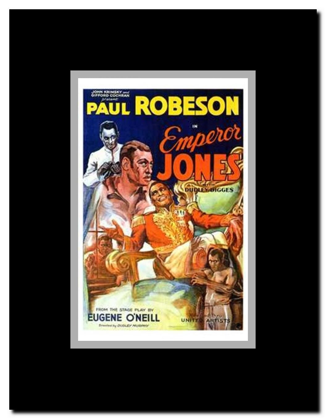 Emperor Jones Framed Movie Poster