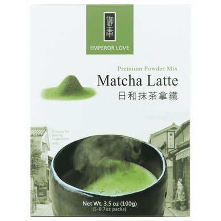 Emperor Love Tea Matcha Latte 3.53 oz (Pack of 12)