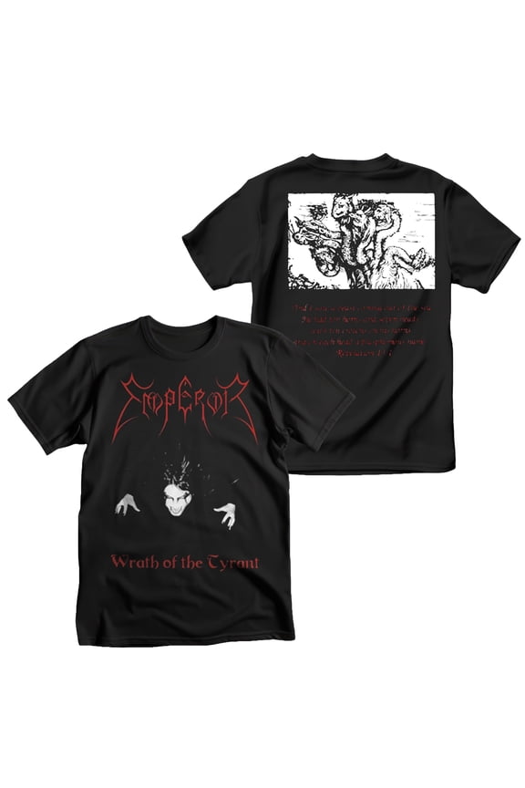 Emperor Men's Wrath Of The Tyrant T-Shirt Black Small | Officially Licensed Merchandise