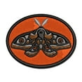 thumbnail image 1 of Emperor Moth Applique Multi-Color Embroidered Iron-On Patch - 2.5 Inch Small, 1 of 5