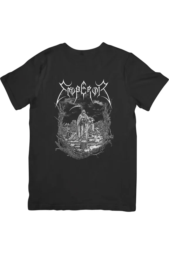 Emperor Music Unisex Fit for Men & Women Quality Cotton T-Shirt Black