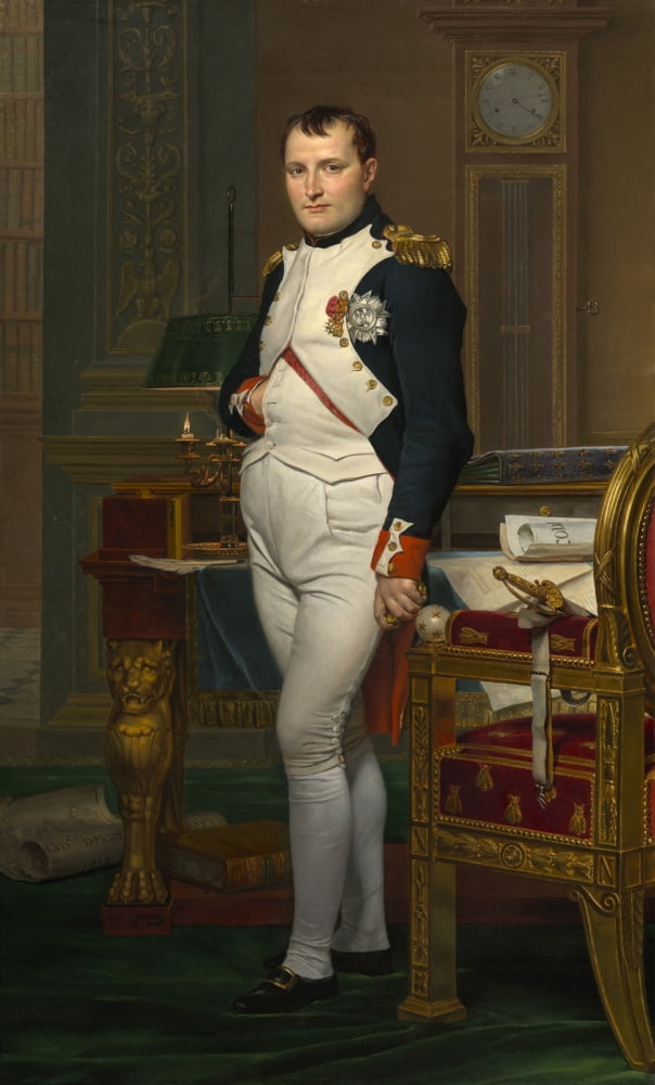 Emperor Napoleon In His Study At The Tuileries Canvas Art - (18 x 24)
