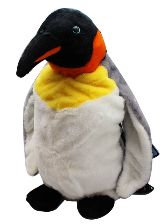 Emperor Penguin Plush Backpack Toy With Carrying Straps (16in)