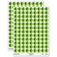 thumbnail image 1 of Emperor Penguin Profile 200+ Round Stickers - Light Green - Gloss Finish - 0.50" Size, 1 of 3