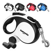 Emperor Pets 26 ft Retractable Dog Leash Large Dogs White - Up to 110lbs, Heavy Duty Dog Leash Retractable 26 ft -BW26
