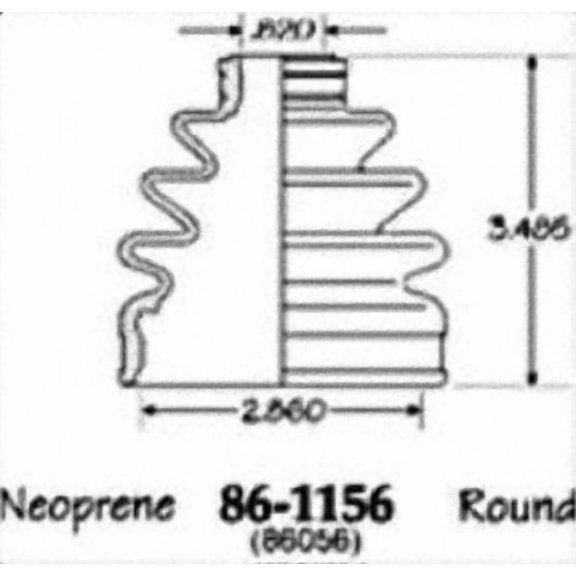 Empi 86-1156D CV Boot Kit