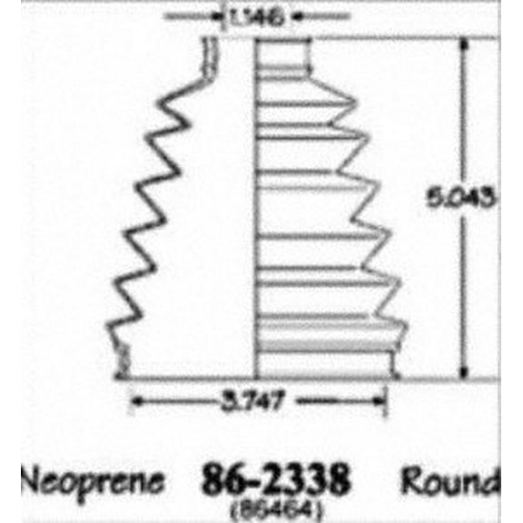 Empi 86 2338 D Cv Joint Boot