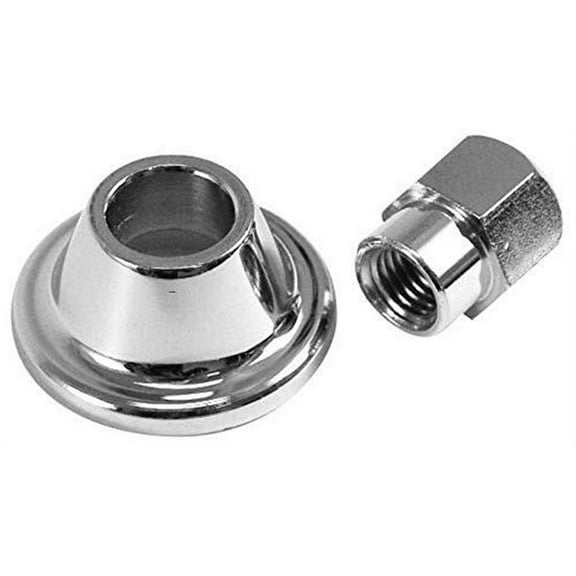 Empi Chrome Alternator/Generator Pulley Nut and Spacer for VW Type 1 - 0091190