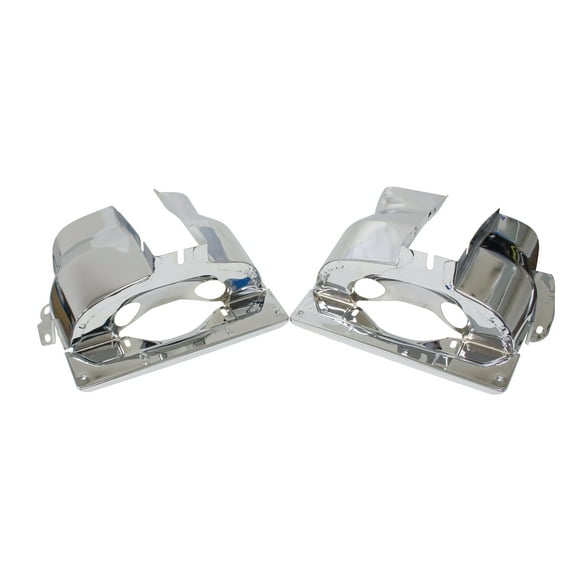 Empi Chrome Dual Port Cylinder Shroud Covers for VW Type 1 - 0090630