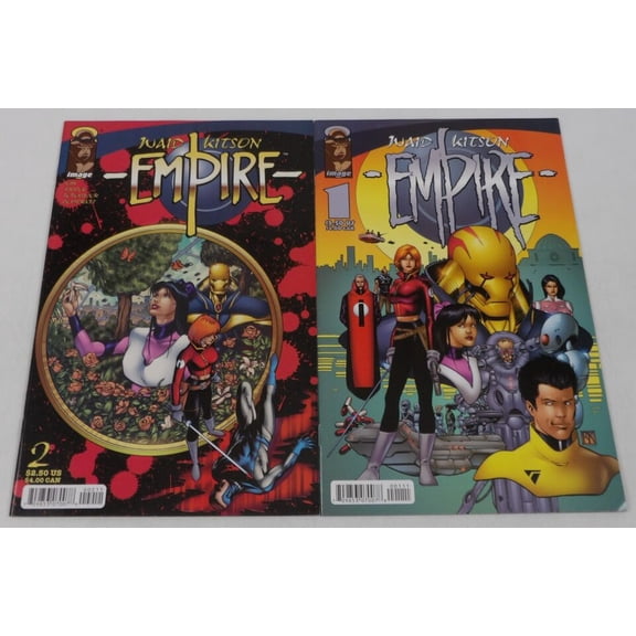 Empire #1-2 VF/NM complete series Mark Waid Barry Kitson ; Image