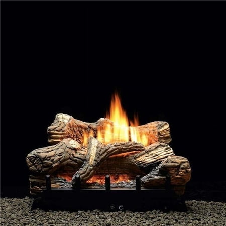 Empire VFDR30LBN 30 in. Natural Gas Ceramic Fiber Log Set - 7 Piece