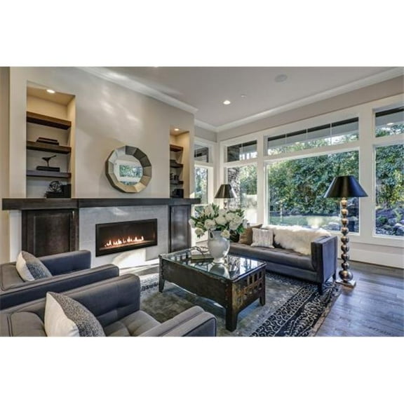 Empire 48" Boulevard Contemporary Direct-Vent Linear Fireplace - NG