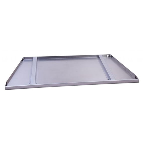 Empire 48 or 60 in. Linear Drain Tray for Fireplaces, Stainless Steel