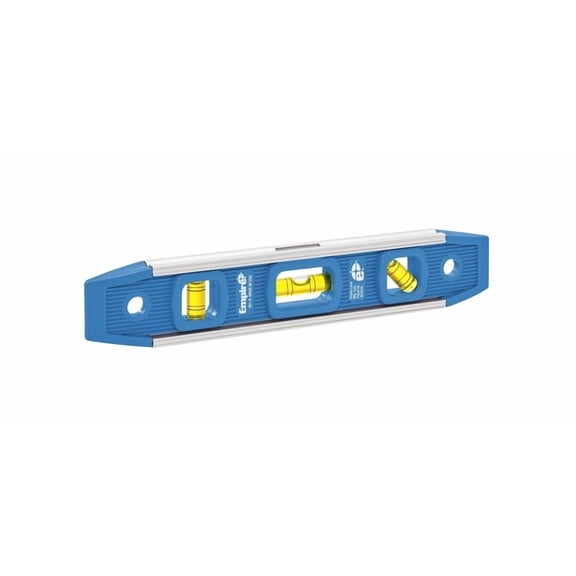 Empire 581-9 9-Inch Dark Blue Aluminum-Sided Dark Blue Torpedo Level with Overhead Viewing Slot