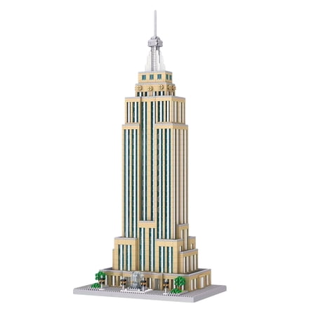Empire Architecture Building, 3819PCS Micro Blocks Building Sets, New York City World Famous Landmark Model Kit for Adults, Age 14+