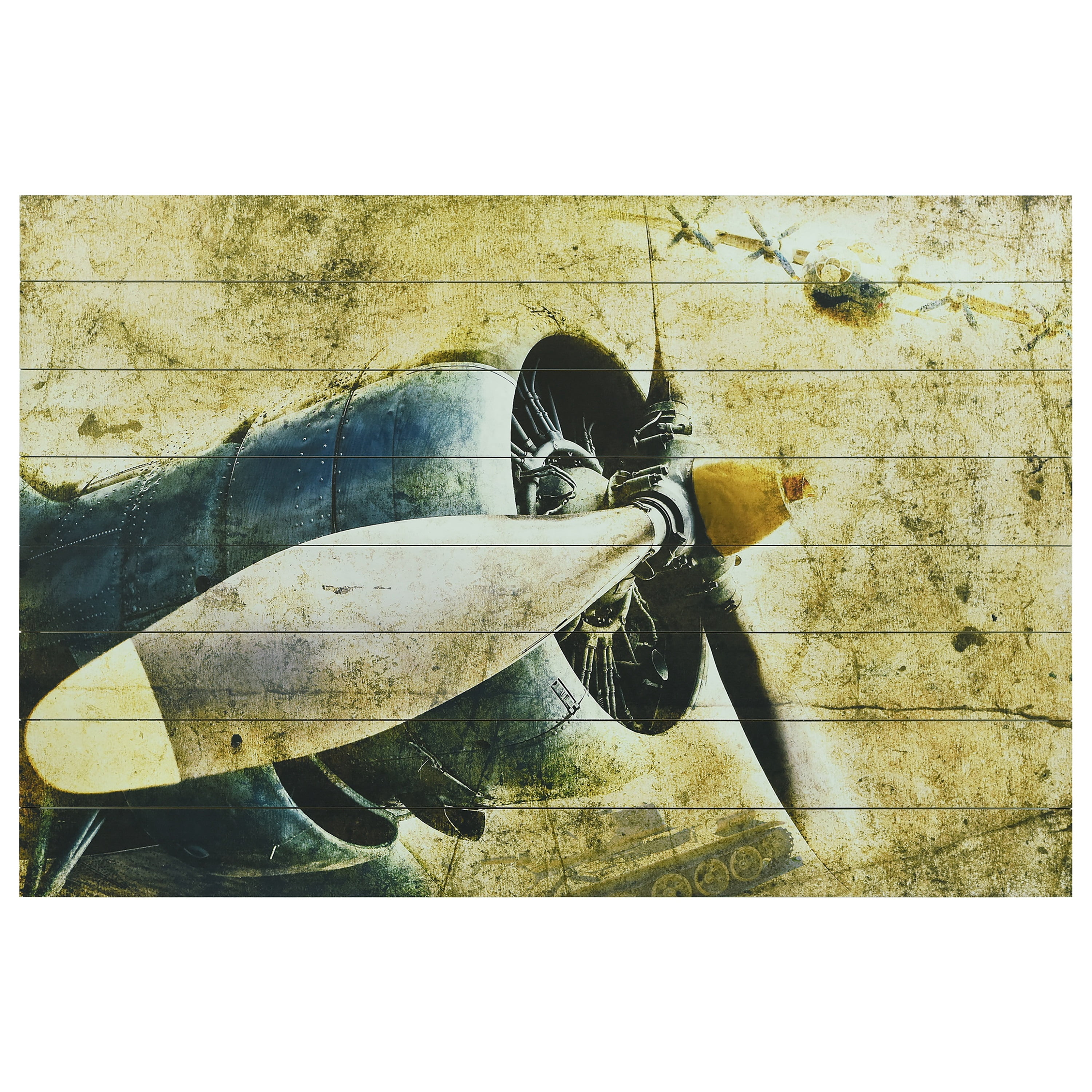 Empire Art Direct Corsair Wall Art Fine Art Giclee Printed On Solid Fir Wood Planks