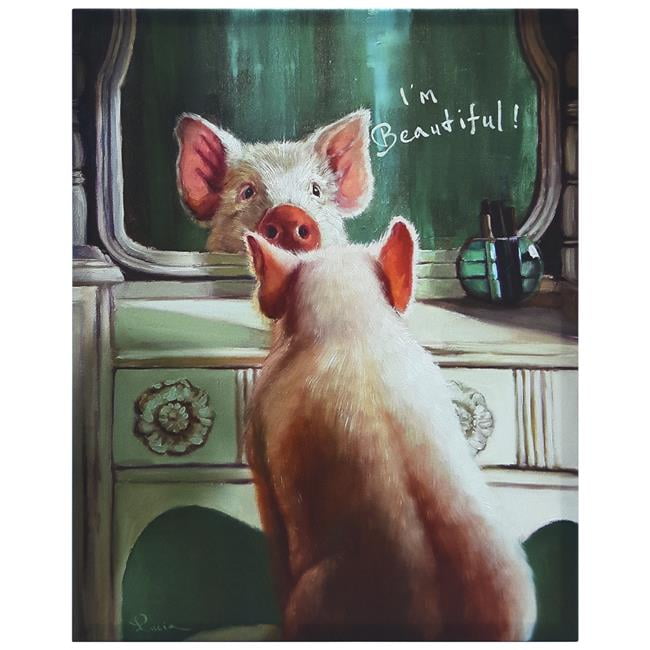 Empire Art Direct Affirmation III Graphic Art Print on Wrapped Pig Canvas Wall Art, 20" x 16" x 2", Ready to Hang