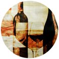 thumbnail image 1 of Empire Art Direct "After the Wine" Circular Silver Canvas Round Wall Art, 32" Diameter, Ready to Hang, 1 of 8
