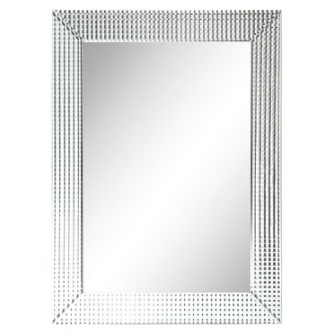 Empire Art Direct Bling Beveled Glass Mirror, 30" x 40", Ready to Hang