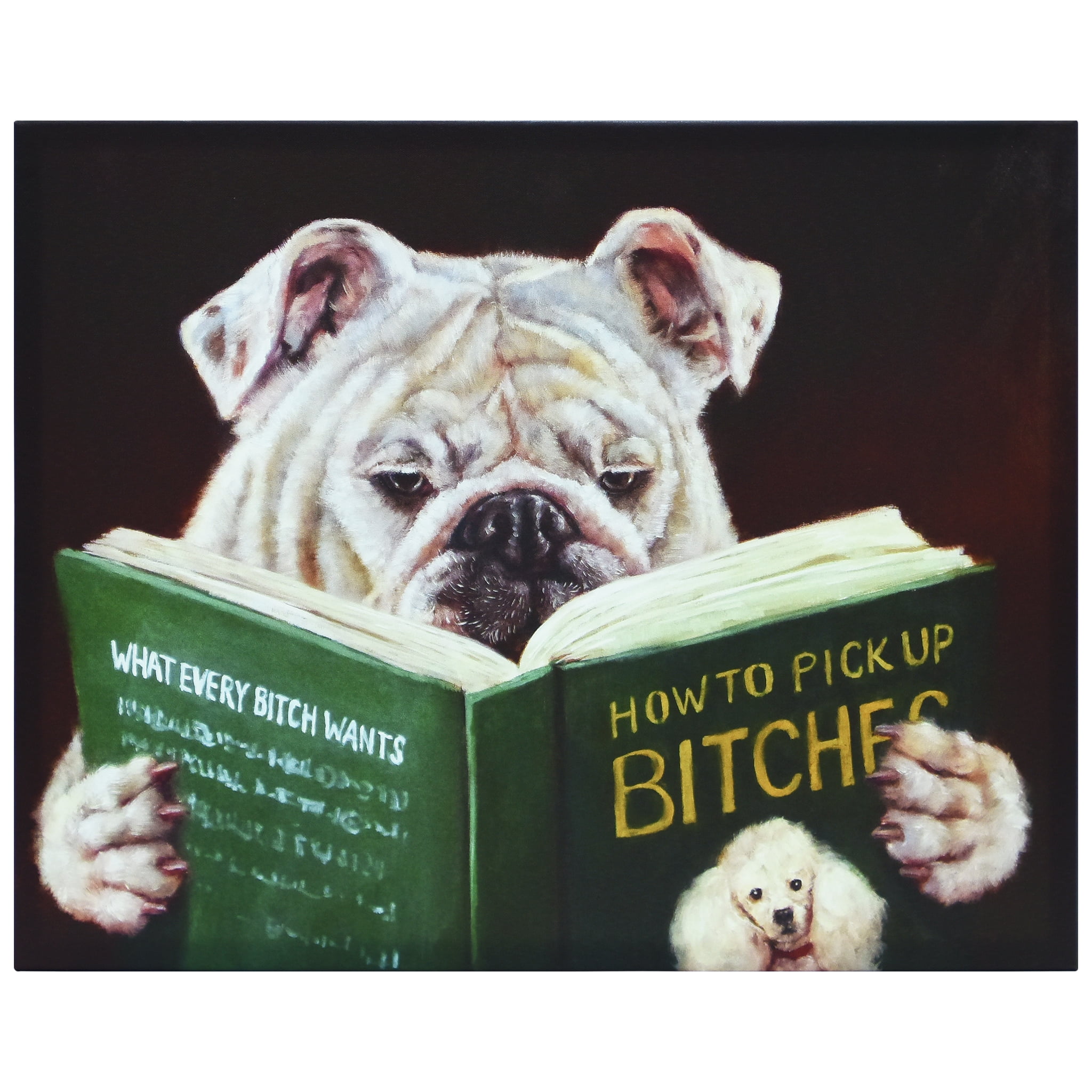 Empire Art Direct Casanova Graphic Art Print on Wrapped Dog Canvas Wall Art, 16" x 20" x 2", Ready to Hang