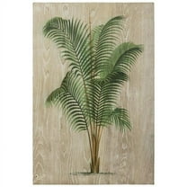 Empire Art Direct Coastal Palm II Fine Giclee Printed Directly on Hand Finished Ash Wood Wall Art, 36" x 24", Ready to Hang