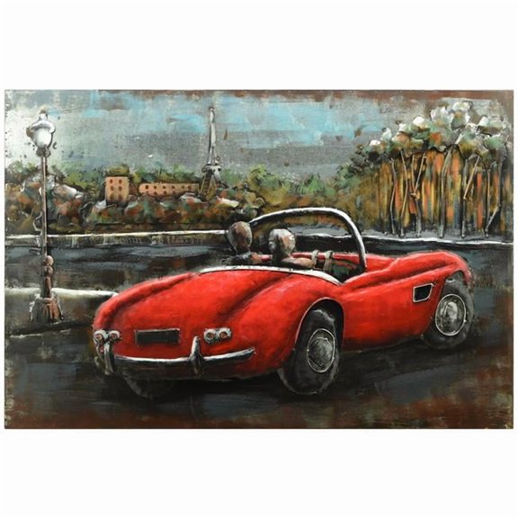 Empire Art Direct  "Convertible" Primo Mixed Media Hand Painted Iron Wall Sculpture