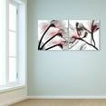 thumbnail image 1 of Empire Art Direct Coral Luster Driptych Frameless Free Floating Tempered Glass Panel Graphic Wall Art, 24" x 24" x 0.2" each, Ready to Hang, 1 of 6