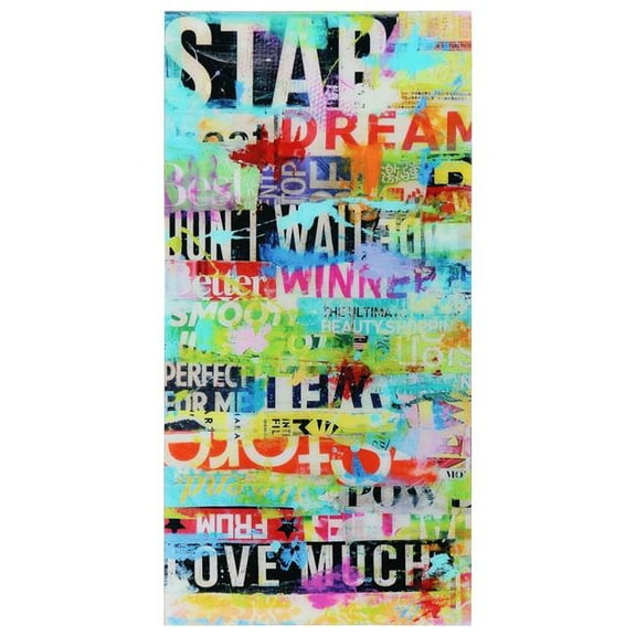 Empire Art Direct Dream Big Frameless Free Floating Tempered Glass Panel Graphic Wall Art, 72" x 36", Ready to Hang