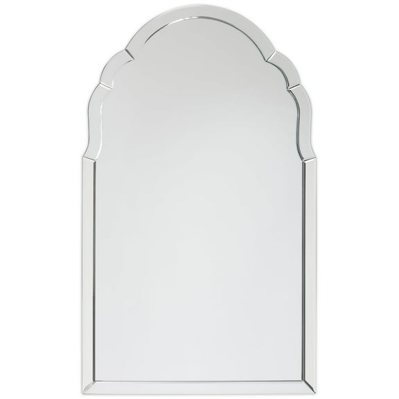 Empire Art Direct Elegant Arch Beveled Wall Mirror - Clear - 24 x 40