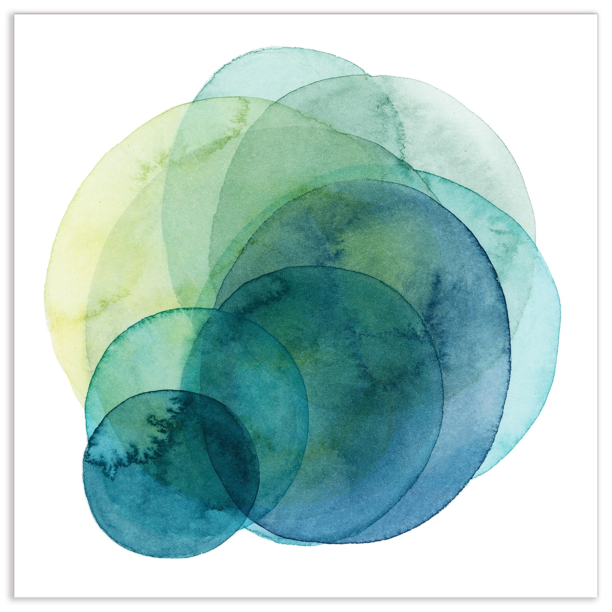 Empire Art Direct Evolving Planets IV Frameless Free Floating Tempered Glass Panel Graphic Wall Art, 38" x 38" x 0.2", Ready to Hang