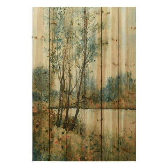 Empire Art Direct ADL-93395-3624 Fine Art Giclee Printed on Solid Fir Wood Planks - Early Spring 2