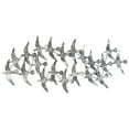 thumbnail image 1 of Empire Art Direct Flock Hand Painted Abstract Etched Metal Wall Sculpture, 52.0" x 22.8" x 2.8", Ready to Hang, 1 of 10