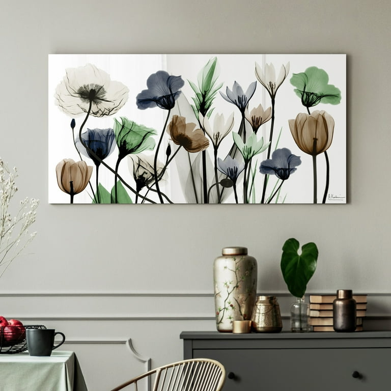 Empire Art Direct Floral Landscape Frameless Free Floating