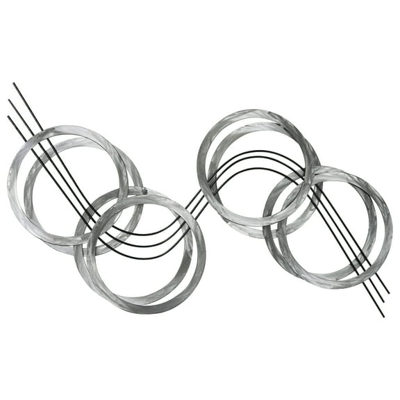 Empire Art Direct Flowing Hand Painted Abstract Etched Metal Wall Sculpture, 46.9" x 25.2" x 1.2", Ready to Hang