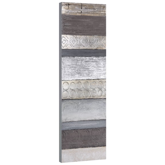 Empire Art Direct Fluid Textured Metallic Hand Painted Wall Art, 20" x 60" x 2", Ready to Hang