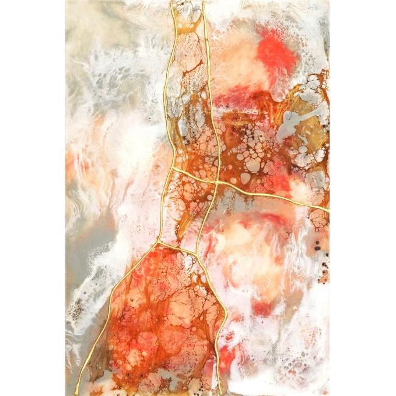 Coral Lace 2 Unframed Tempered Glass Abstract Wall Art